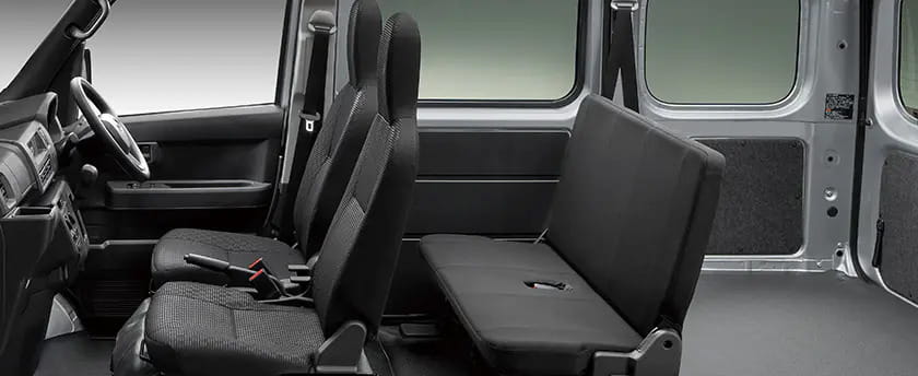 New Daihatsu Hijet Cargo van photo: Interior view image (inside picture)