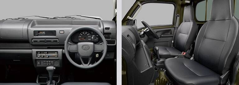 New Daihatsu Hijet Jumbo Truck photo: Cockpit view + Front Seat view