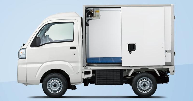 New Daihatsu Hijet Refrigerator Truck photo: Side view open