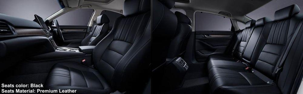 New Honda Accord Hybrid photo: Interior view image (Black)