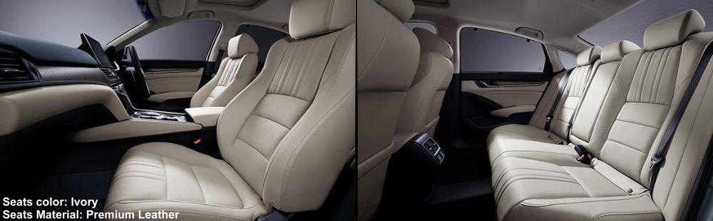 New Honda Accord Hybrid photo: Interior view image (Ivory)