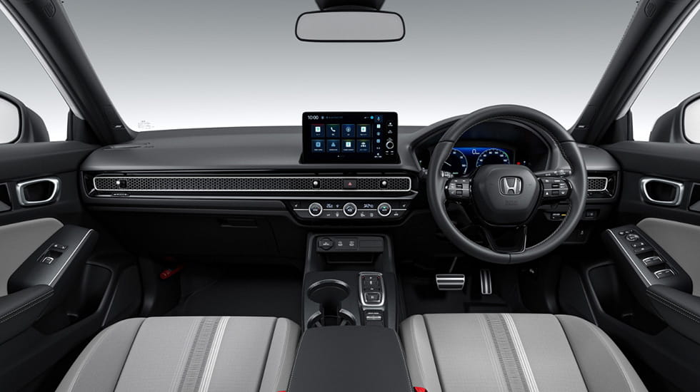New Honda Civic e-HEV photo: Cockpit view image (Driver seat picture)