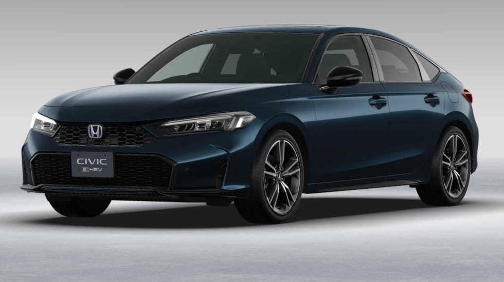 New Honda Civic e-HEV photo: Front view image (front picture)