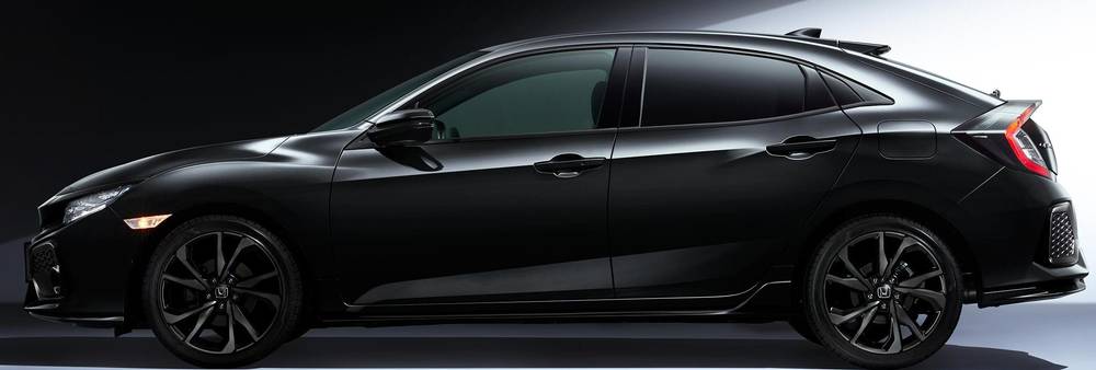 New Honda Civic Hatchback photo: Side view