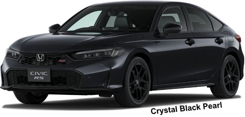 Honda Civic RS body color: Crystal Black Pearl