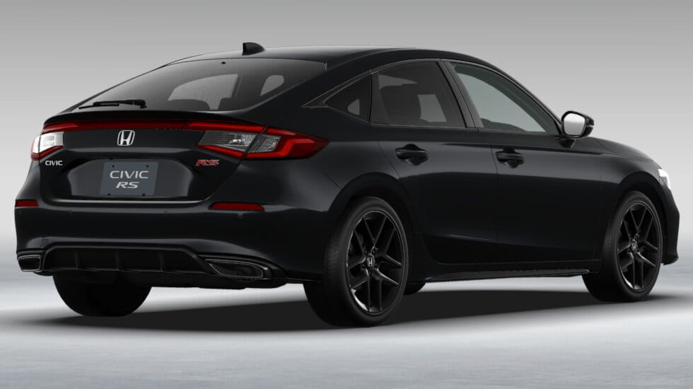 New Honda Civic RS photo: Back view image (rear picture)