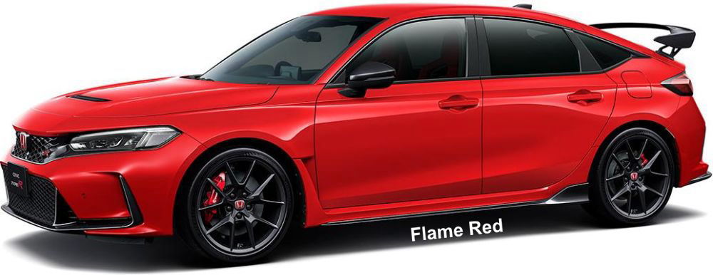 New Honda Civic Type R body color: FLAME RED