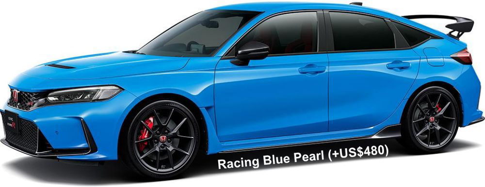 New Honda Civic Type R body color: RACING BLUE PEARL (+US$ 480)