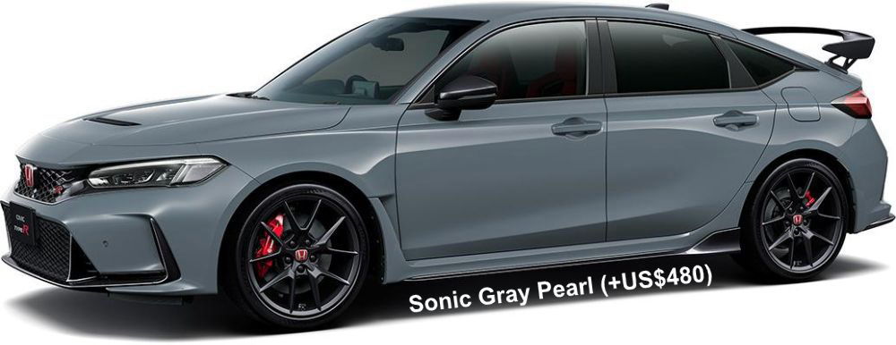 New Honda Civic Type R body color: SONIC GRAY PEARL (+US$ 480)