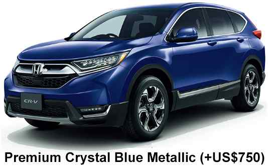 Honda cr-v Color: Premium Crystal Blue Metallic
