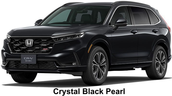 New Honda CRV RS body color: Crystal Black Pearl