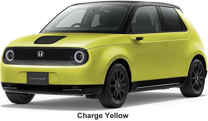Honda e Color: Charge Yellow