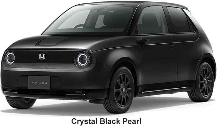 Honda e Color: Crystal Black Pearl