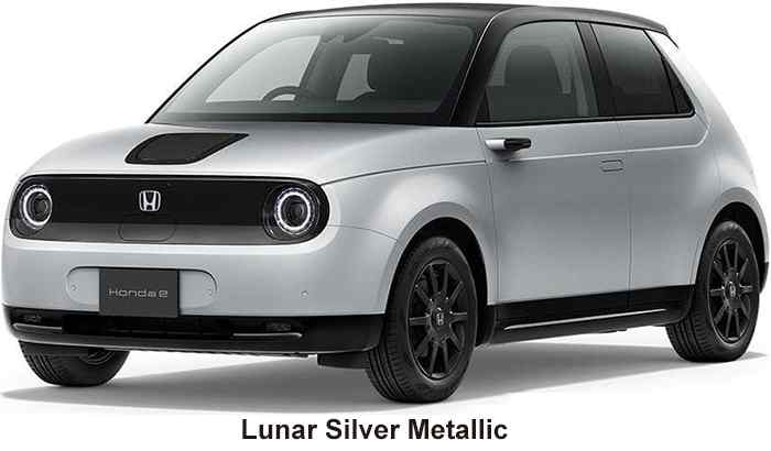 Honda e Color: Lunar Silver Metallic