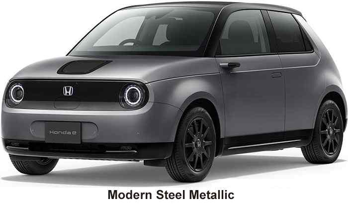 Honda e Color: Modern Steel Metallic