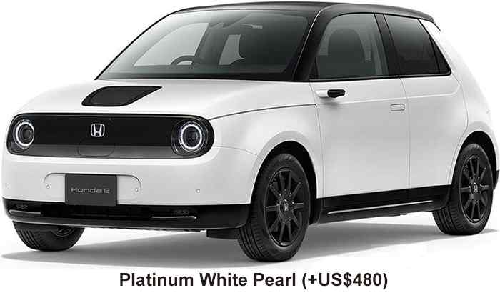 Honda e Color: Platinium White Pearl