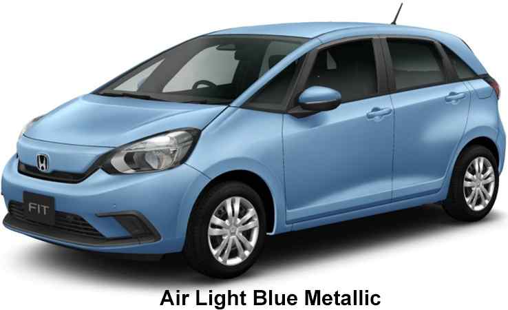 Honda Fit ehev Color: Air Light Blue Metallic 1