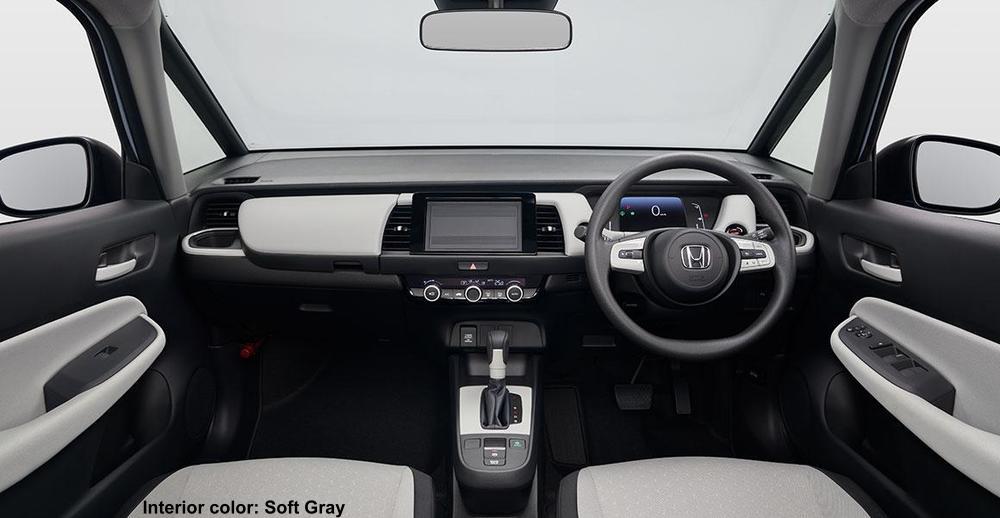 New Honda Fit Hybrid photo: Cockpit view image (Soft Gray)