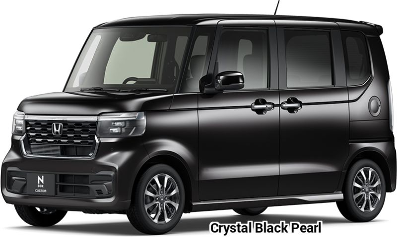 Honda N-Box Custom body color: Crystal Black Pearl