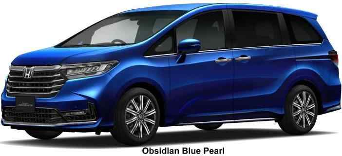 New Honda Odyssey Absolute e-HEV body color: OBSIDIAN BLUE PEARL