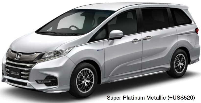 New Honda Odyssey Absolute e-HEV body color: SUPER PLATINUM METALLIC