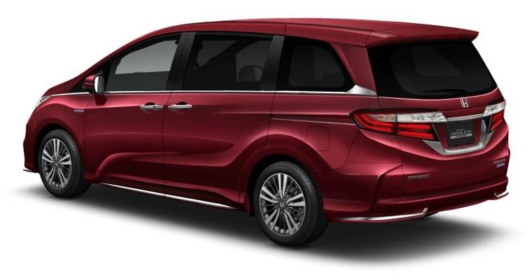 New Honda Odyssey Absolute e-HEV picture: Back view