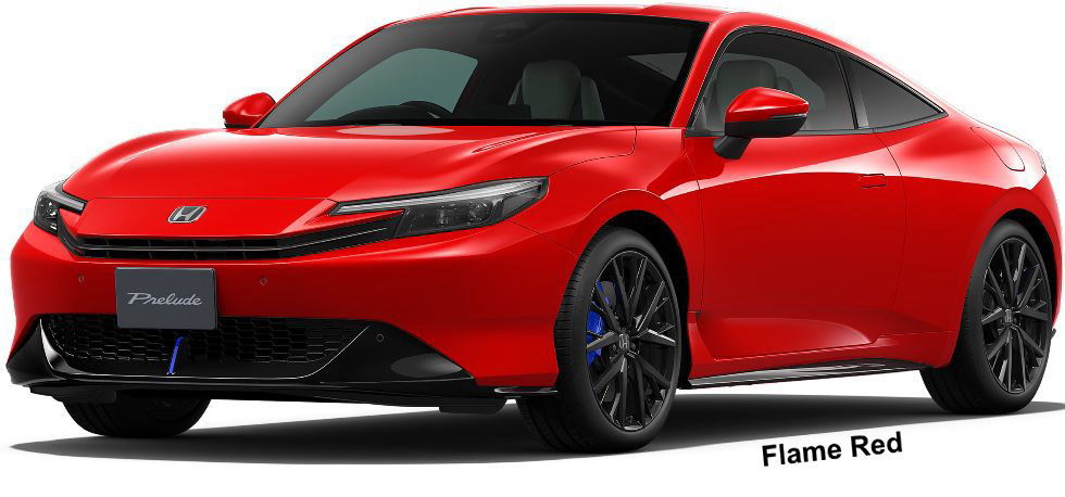 New Honda Prelude e-HEV RS body color: Flame Red