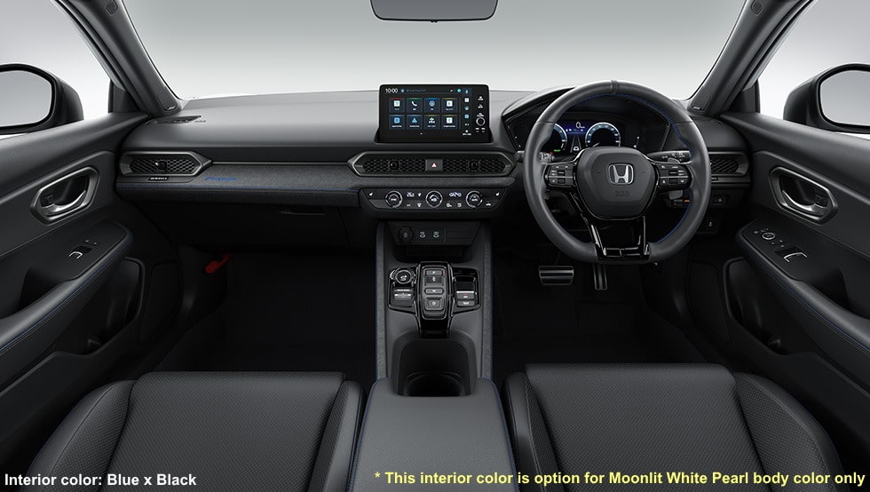 New Honda Prelude e-HEV RS photo: Cockpit view image picture (Blue + Black)