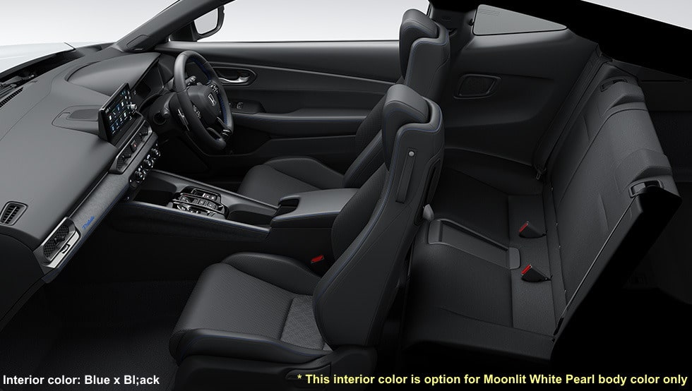New Honda Prelude e-HEV RS photo: Interior view image picture (Blue + Black)