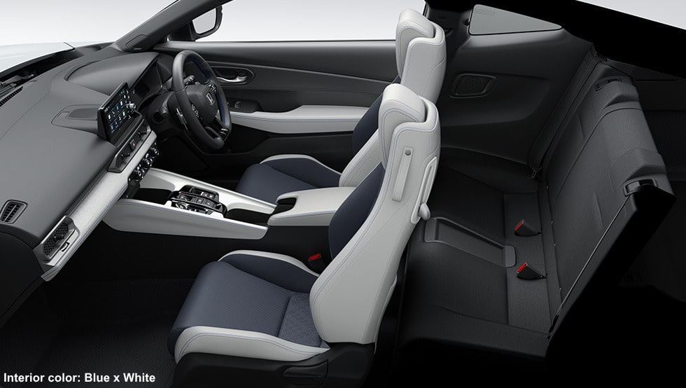 New Honda Prelude e-HEV RS photo: Interior view image picture (Blue + White)