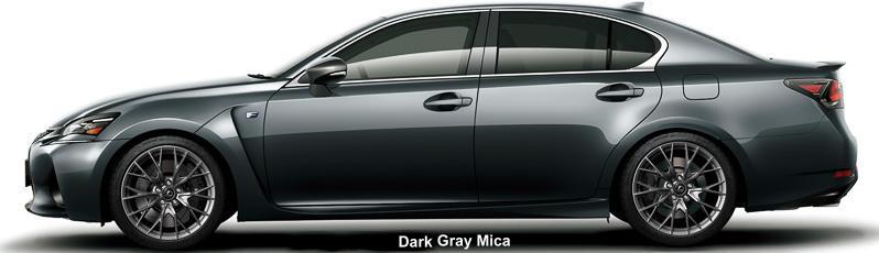 New Lexus GS F body color: Dark Gray Mica