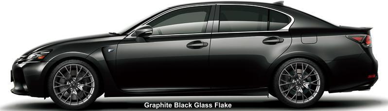 New Lexus GS F body color: Graphite Black Glass Flake