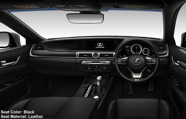 New Lexus GS300 F-Sport Cockpit photo: BLACK