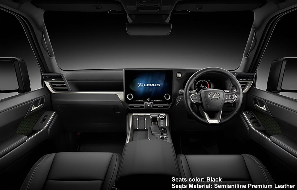 New Lexus GX550 Overtrail+ pictures: Cockpit view image (Black)