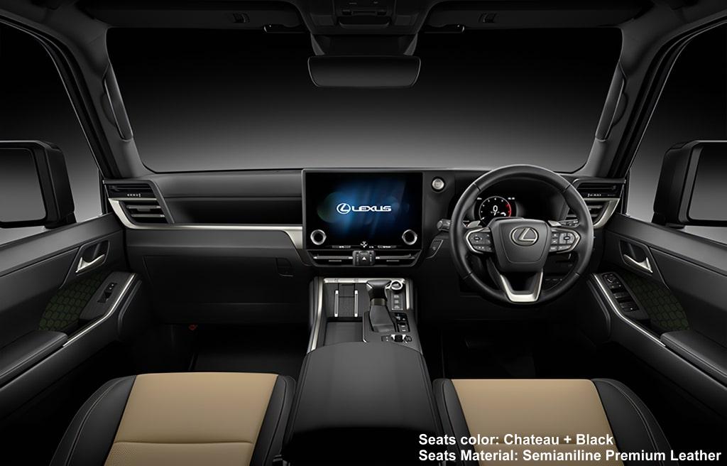 New Lexus GX550 Overtrail+ pictures: Cockpit view image (Chateau+Black)