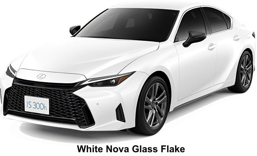 Lexus IS300h body color: White Nova Glass Flake