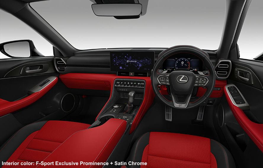 Lexus IS300h F-Sport photo: Cockpit view image (F-Sport Exclusive Prominence + Satin Chrome)