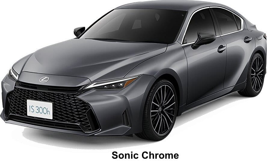 Lexus IS300h Version-L body color: Sonic Chrome