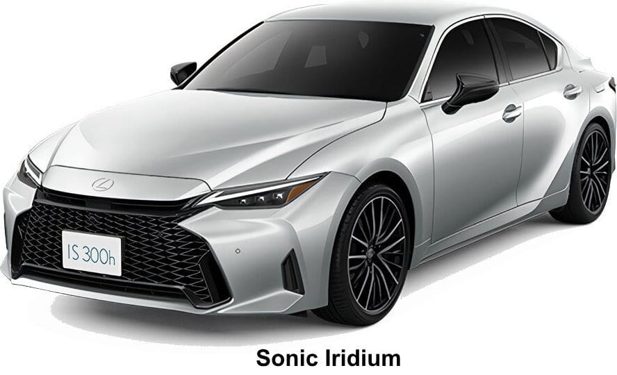 Lexus IS300h Version-L body color: Sonic Iridium