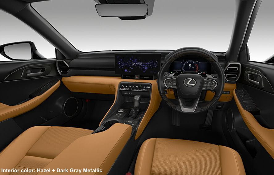 Lexus IS300h Version-L photo: Cockpit view image (Hazel + Dark Gray Metallic)
