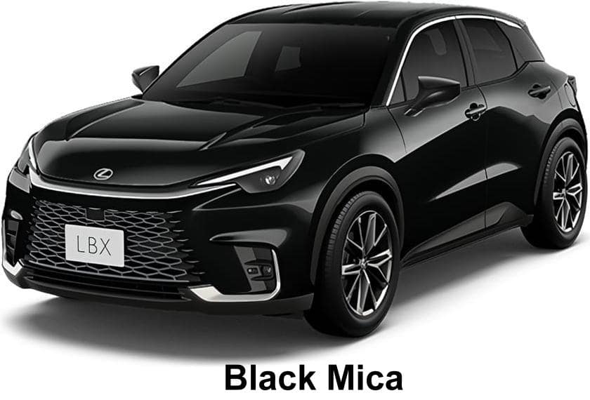 New Lexus LBX body color: Black Mica