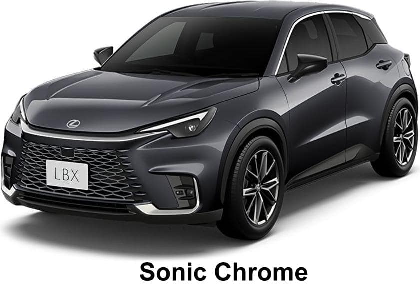 New Lexus LBX body color: Sonic Chrome