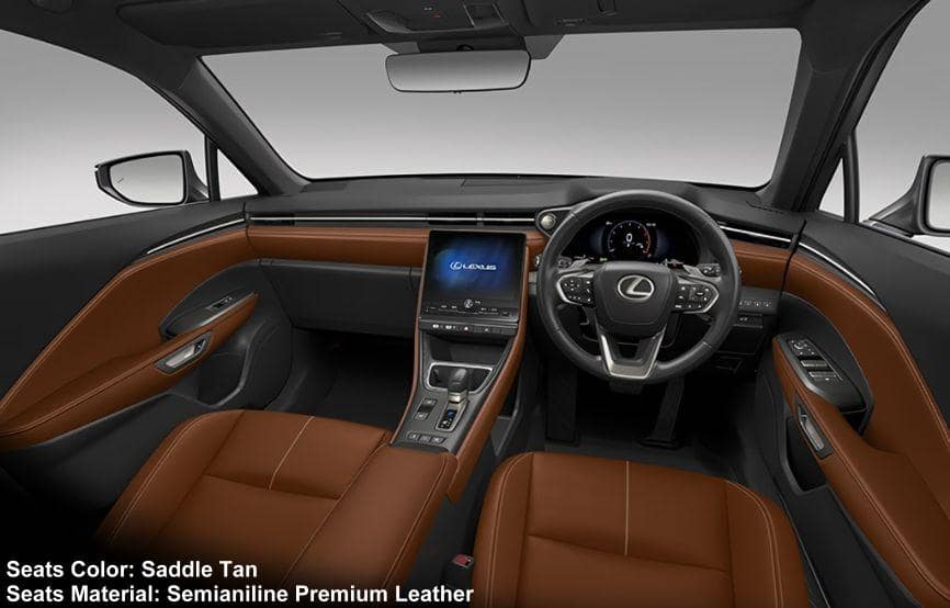New Lexus LBX photo: Cockpit view image (Saddle Tan)