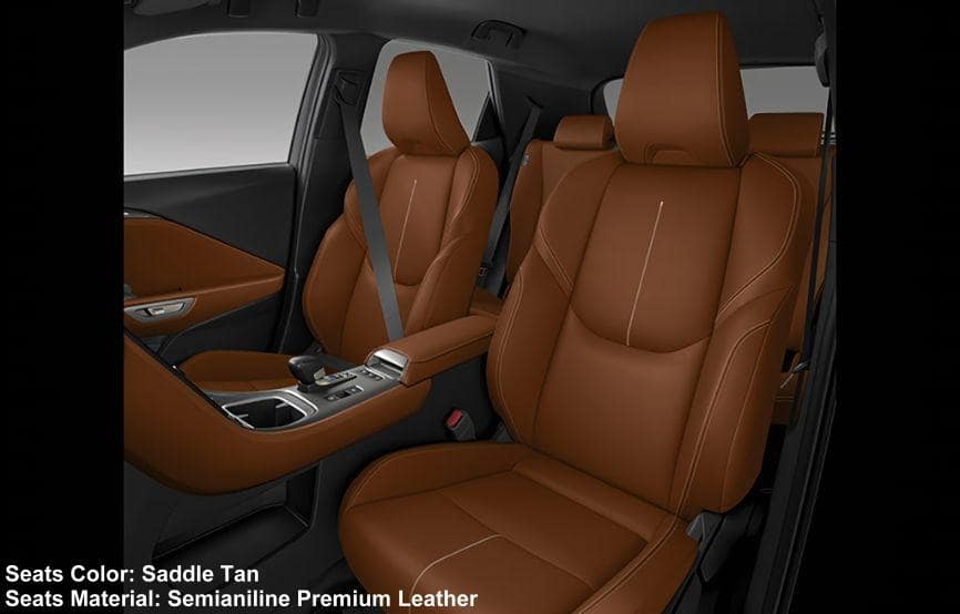 New Lexus LBX photo: Interior view image (Saddle Tan)
