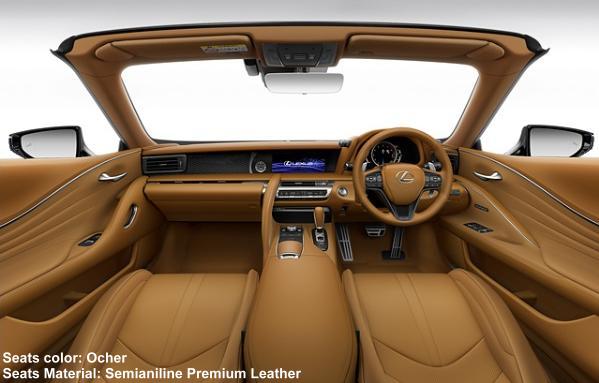 New Lexus LC500 Convertible photo: Cockpit image (OCHER)