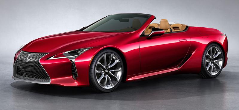 New Lexus LC500 Convertible photo: Front view