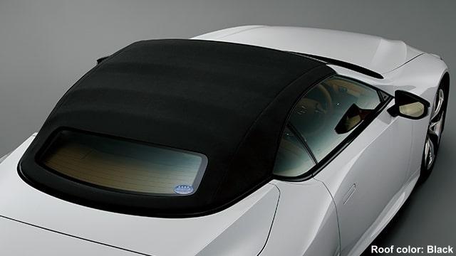 New Lexus LC500 Convertible photo: Roof image (BLACK)