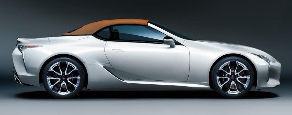 New Lexus LC500 Convertible photo: Side view image