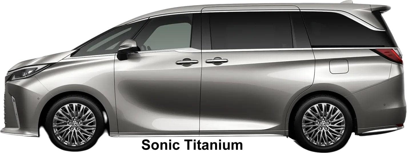 New Lexus LM500H Executive body color: Sonic Titanium