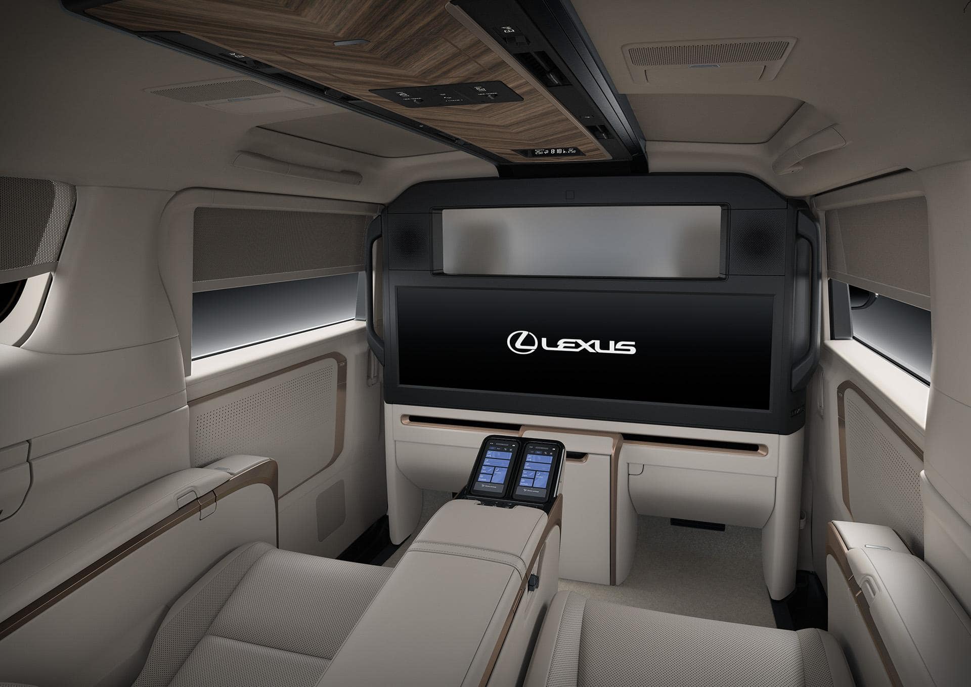 New Lexus LM500H photo: Interior view image (Solis White) 2